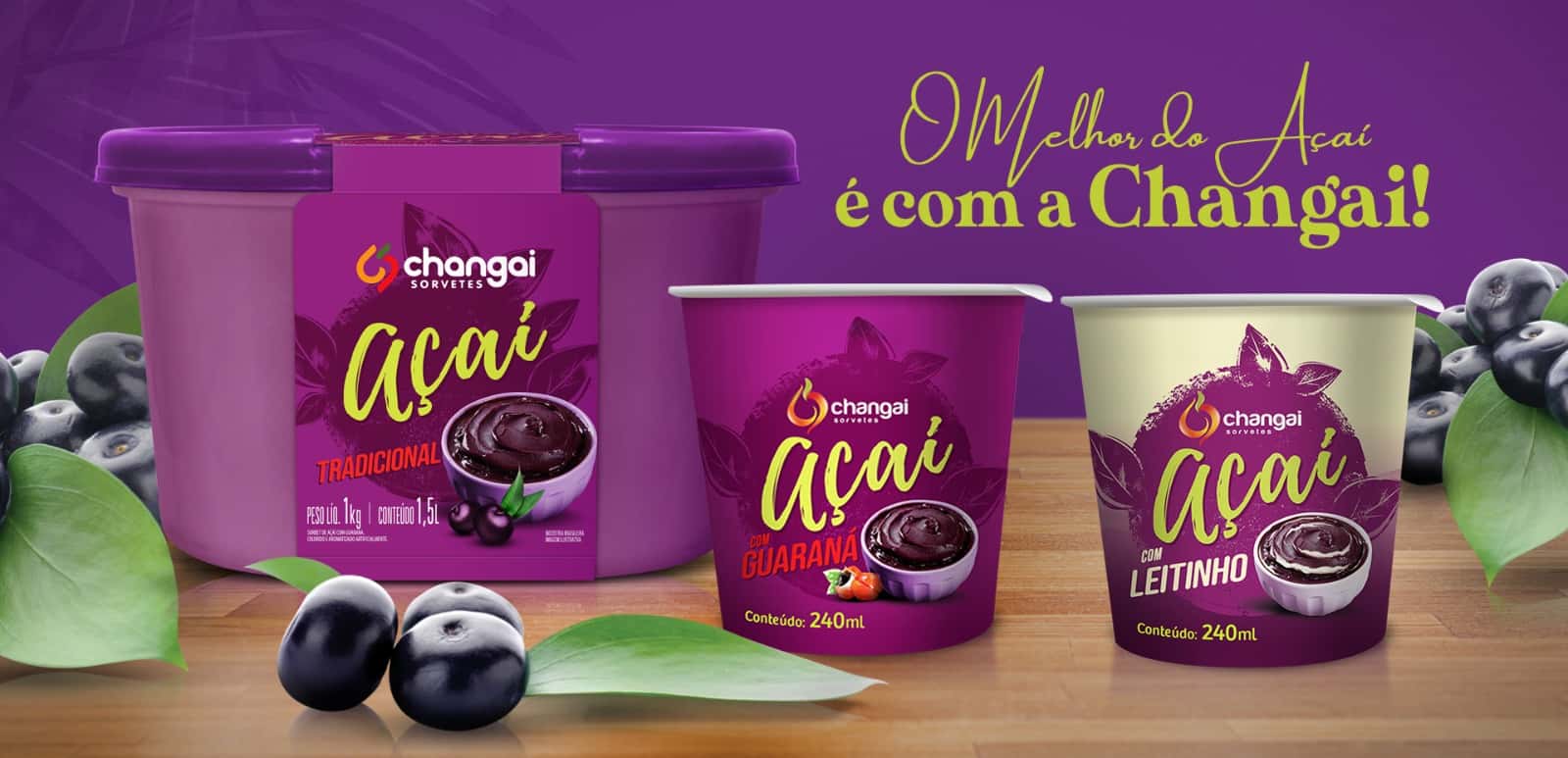 Mix de produtos Changai para diferentes canais de revenda