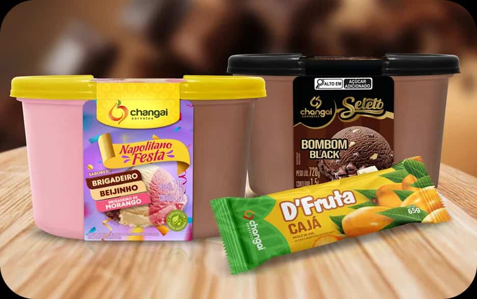 Produtos Changai para freezers de supermercados, panificadoras e farmácias